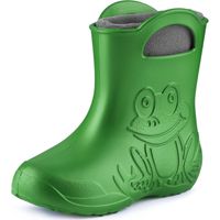 Ladeheid Bottes de Pluie en EVA Unisexe Enfant Fille Garçon LA-CA-03 (Vert Émeraude, 30/31 EU)