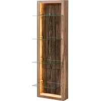 BARK 104 Mobile pensile in legno di acacia laccato / natur 45x30x145