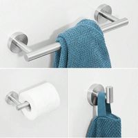 Ensemble d'accessoires de salle de bain, décoration de salle de bain maison, accessoires de salle de bain, organisateur de salle de bain, rangement pour la rentrée scolaire d'été