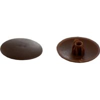 Cache Vis Pozi Marron Finition Discrète Marron Foncé - Vynex