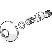 HANSA Racor en S HANSA G3/4 x G1/2 cromo, 59904793