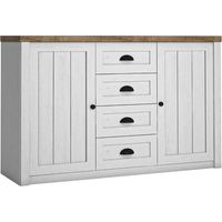 AX LIVING Kommode mit Schubladen Palmano K4S – 130cm Andersen Kiefer