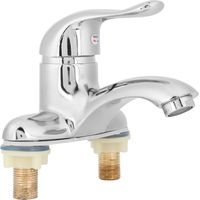 Robinet mélangeur eau chaude/froide G1/2 en alliage de zinc, poignée unique, pour hôtel et maison