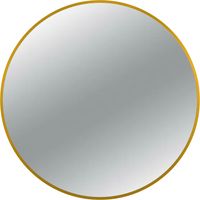 BALNEO - miroir de salle de bain rond doré CORINA GOLD 70 cm - miroir mural avec cadre en aluminium