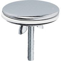 Cache-trou en inox pour lavabo, diamètre 43 mm