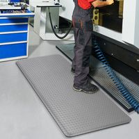 Anti-Ermüdungsmatte HeavyDuty TireTuff Grau 90 x 150 cm
