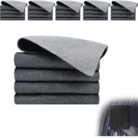 Lot de 5 Paños de Microfibras Bayetas de Microfibras, Limpieza de Microfibra Reutilizable Sin Rayas para Baño Cocina Coche Vidrio-Crezuo
