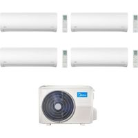 Midea Climatizzatore Quadri Split serie Xtreme Pro 9+9+12+18 con M5OE-42HFN8-Q Inverter R 32 Wi-Fi Classe A++