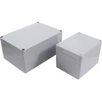 Camdenboss 7300-3019 caja de instalación ABS gris claro compacta