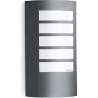 Steinel Lampada da Esterno L 12, Illuminazione esterna da Parete Senza Sensore, Ingresso casa, E27, Antracite