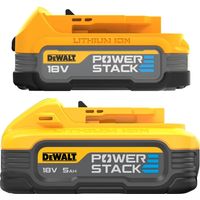Dewalt DCBP518 18v XR Powerstack 5ah Battery Twin Pack