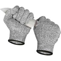 1 paire schnittschutzhandschuhe, schnittfeste handschuhe, handschuhe schnittfest, leistungsfähiger Level 5 Schutz, für Gestrickt Handschuhe für Gartenbau/Baustelle/Küche((taille M, adulte)