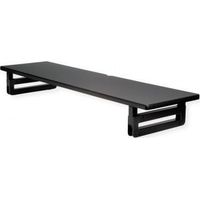 Value Ergonomischer Ständer Schwarz 900 x 250 mm Holz
