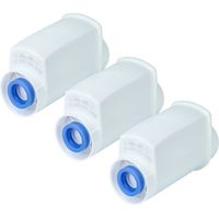 vhbw 3x Filtres à eau remplacement pour AquaHouse AH-CBI pour machine à café automatique, machine à expresso, blanc
