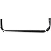 Garderobenhängebügel Nora U-Form, Lochabstand 240 mm, Breite 252, Edelstahl geb.