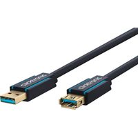 USB-A-Verlängerungskabel, Premium-Kabel USB-A-Stecker USB-A-Buchse 1,8 m 5 Gbit/s. Kabellänge 1.8 m
