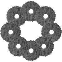 8 pièces d'accessoires Toilettes d'aspiration pour iRobot Roomba Plus 505 Combo Robot/405 Combo Robot Robot, Accessoires réutilisables et lavables