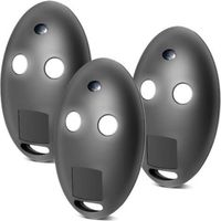 Telecomando Cancello, 3 pezzi 433 MHz Telecomando Compatibile con BFT MITTO2, 2 canali, Rolling Code per cancelli automatici