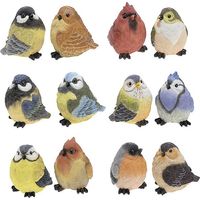 PAJARO RESINA PEQUEÑO 12X7X9 CM SURTIDO