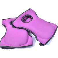 1 paire de genouillères de jardinage - violettes