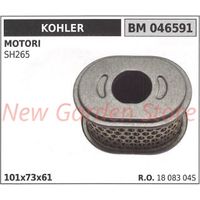 Filtro de aire KOHLER para tractor de césped SH265 046591