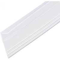 Rahmenlose Glasduschtür Boden Seiten Dichtungsstreifen F-Typ 5/16 "x 118", 3/4 "Tropfschiene