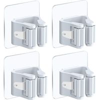 Porte-outils, porte-outils de jardin, porte-balais en acier inoxydable, porte-balais auto-adhésifs, porte-balais antirouille, porte-balais muraux sans perçage