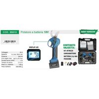 Forbice a Batteria 18V 4Ah Hyundai 35513 32mm