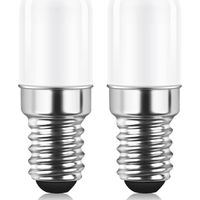 Lampadina LED E14 per Frigo, 1,5W equivalenti a 15W, Bianco Caldo 3000K, Lampadina per Frigo, Lampada di Sale, Macchina da Cucire, Non Dimmerabile, Confezione da 2-RAPANDA