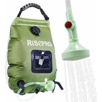 Borsa doccia solare, 20 litri, campeggio, temperatura 45°C, escursionismo, arrampicata