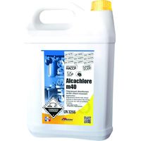 Désinfectant dégraissant chloré moussant virucide EN 14476 – Élimine graisses et salissures – Bidon 5L pour milieux agroalimentaires – Eyrein Industrie