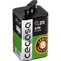 Cegasa - Pile depolarisation air alcaline eZ8 6/50 6V 45Ah