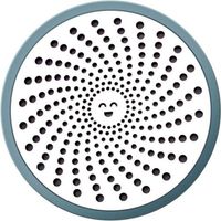 1 Duschausgussstopfen, Haarsammler, Haarfilter aus robustem, leicht zu reinigendem Edelstahlmaschendraht