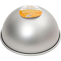 Moule à pâtisserie en aluminium, hémisphérique, 24 cm, décora