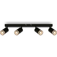 Deckenstrahler Deckenleuchte Deckenlampe Schlafzimmer Schwenkbar 4-flammig GU10