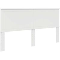Tête de lit avec tête de lit Blanc 180 cm Bois d'ingénierie