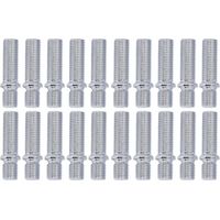 Boulons de roue M12x1,25, adaptateurs de boulons de roue, 20 boulons adaptateurs de boulons de roue, 50 mm de long, adaptateurs de boulons de roue de voiture 33 mm, boulons adaptateurs de boulons de r