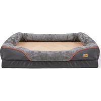 Bingo Paw – Coussin orthopédique pour chien – Mousse à mémoire de forme – Housse amovible et lavable – Design imperméable – 135x100x33cm