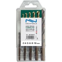 JBCOB410 ASTUCCIO PUNTE DIN-338N HSS-CO 4-5-6-8-10 MM.