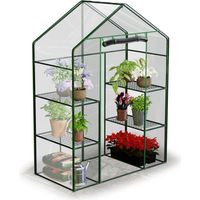 Greenhouse with two shelves 140 x 71 x 195 cm Plonos 4922