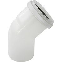 CURVA MONO-PARETE IN PPs 45° - LINEA CONDENSAZIONE Diam. 80 STABI