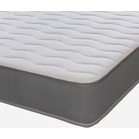 eXtreme Comfort Ltd Cooltouch Essentials Grey Border Memory Foam and Spring Mattress, 3ft Single