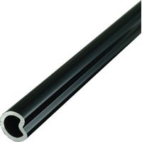 Tringle rainuré pour espagnolette - L : 2270 - Teinte : Noir satiné - TORBEL