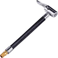 Bike Motorcycle Car Tire Air Inflator Hose Inflatable Tube Hose Tire Valve Connect Hose Connection Air Chuck Inflator Compressor Pump Extension Hose Adapter,model:Black 10cm Non deflated - model:Black