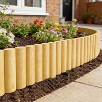 Clôture de jardin, clôture en bois, panneaux de 176 cm x 30 cm, barrière anti-chiens pour jardin, parterres de fleurs, barrière pour animaux