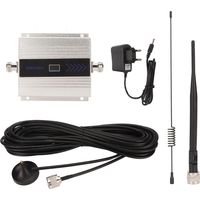Amplificateur de Signal GSM 2G/3G/4G Booster Réseau Mobile avec Alimentation 100‑240V