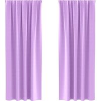 Rideaux occultants,Rideaux anti-lumière avec des rideaux Violet Polyester CFW16299
