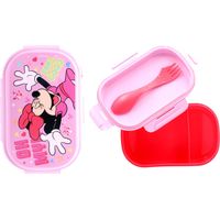 Scatola per il pranzo per bambini con posate e cibo di Minnie Mouse
