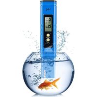 High-precision pocket-sized pH meter, 0.01 accuracy with a pH testing range of 0-14. Digital pH tester for water, suitable for hydroponics, beverages, and swimming pools.