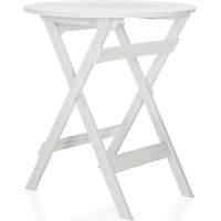 Gartentisch / Klapptisch TRAVANO T Kunststoff weiß hjh LIVING